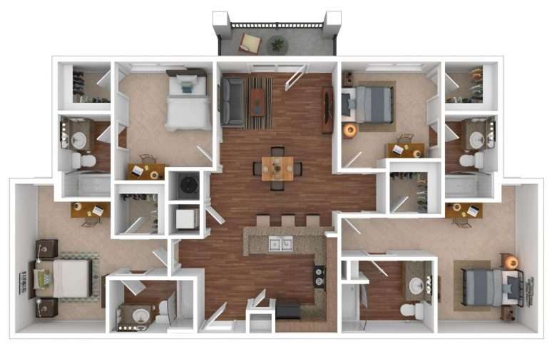 4 Bedroom Apartments Huntsville, TX