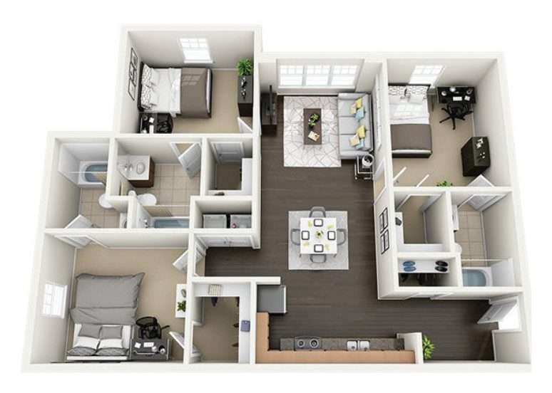 3 Bedroom Apartments In Lawrence, KS
